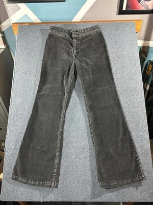 Pantalones Levi’s vintage años 70 terciopelo acampanado algodón campana Foto 1 de 4