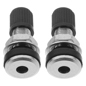2pcs Vacuum Tire Valve Stem Snap-In Copper Valve Simple Installation Tubeless - Picture 1 of 12