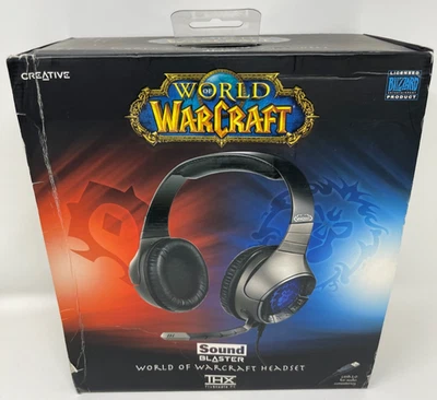 Creative Sound Blaster World of Warcraft WOW USB Wired Headset Gaming Headphones - Image 1 of 4