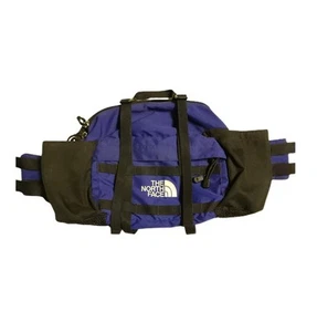 North Face Lumbar Fanny Pack Waist Pack Hiking Backpacking Bag Blue Purple - Picture 1 of 17