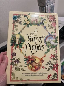 A Year of Prayers Book by Mike Brooks 1992 Illustrated Excellent - Picture 1 of 4