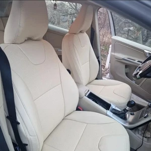FOR 2010-2024 VOLVO XC90 MOTOPTES CUSTOM CAR SEAT LEATHER COVER DURABLE FULL SET - Picture 1 of 21