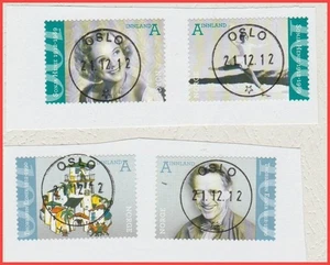 2012 Norway - Sonia Henie and Torbjørn Egner - complete used set - Picture 1 of 1