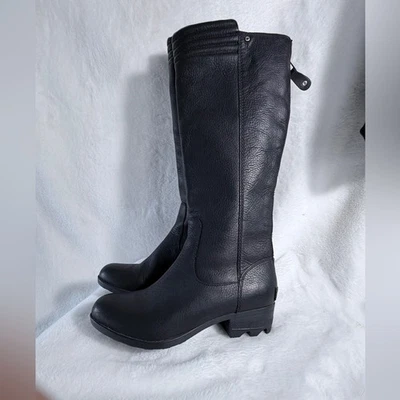 Sorel Danica Botas Altas Cuero Botas de Montar Altas Negras Talla 7 Sorel Foto 1 de 4