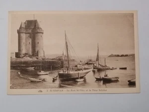 CPA 35 ST-SERVAN - Le Port St-Père et la Tour Solidor - Imagen 1 de 2