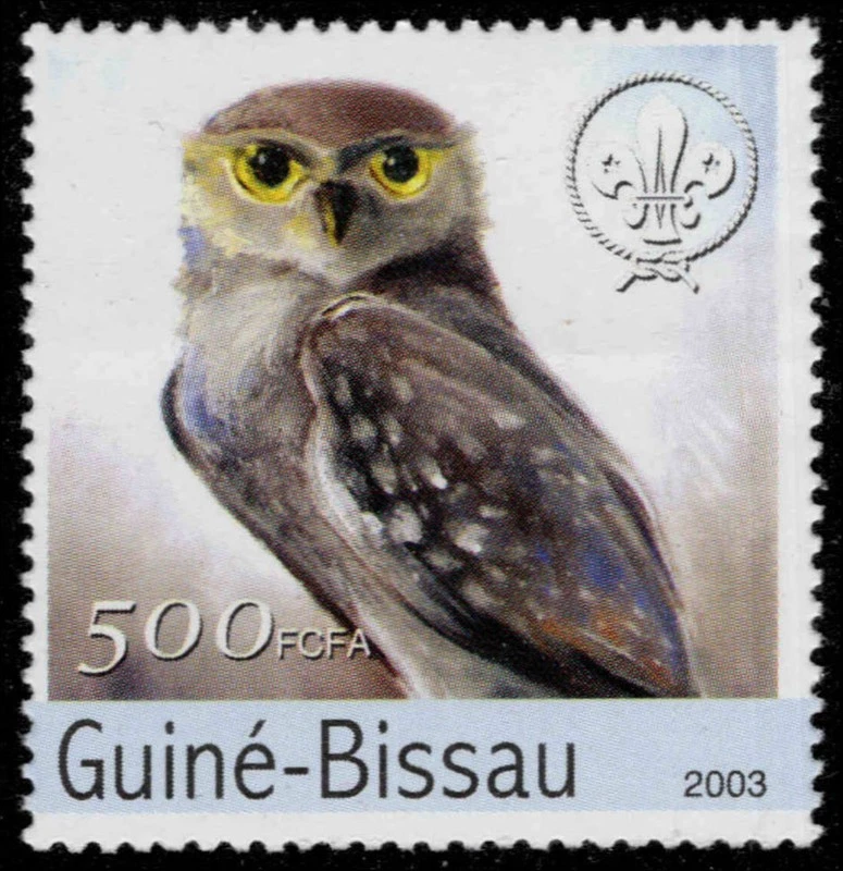 GUINEA BISSAU Mi 2044 - Thailandia '03 Scout Jamboree "Burrowing Owl" (pc3349+) — 第 1/1 张图片
