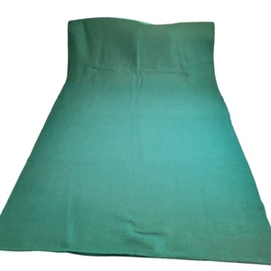 Green Fleece Fabric 61 x 35" Soft Warm Material Craft Sewing Unbranded Remnant - Picture 1 of 6