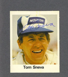 Tom Sneva signed Indy 500 Avalon racing card from 1981 - Picture 1 of 2