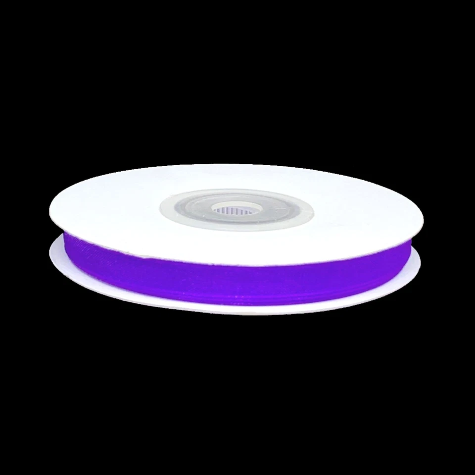 Purple Haze Organza Ribbon - 1/4in. - 25 Yds (gi14organzaribbonpurphaze) - Image 1 of 1