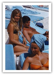 Slim Aarons George Hamilton | Premium Quality Print - Picture 1 of 2