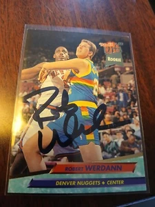 Robert Werdann signed Basketball Card ( Denver Nuggets ) 1992-93 Fleer Ultra - Picture 1 of 1
