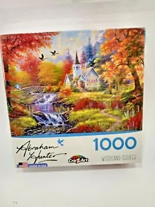Abraham Hunter 1000 pc jigsaw 'Woodland Church' NIB - Picture 1 of 4