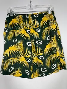 Green Bay Packers NFL Hawaiian Floral Swim Board Shorts Men's MEDIUM - Picture 1 of 8