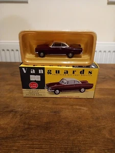 VANGUARDS VA34002 FORD CAPRI 109E IMPERIAL MAROON / WHITE FREE P&P IN UK - Picture 1 of 6