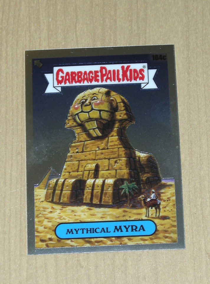 2020 Topps Garbage Pail Kids GPK CHROME OS3 C variant Mythical MYRA 104c - Image 1 of 1
