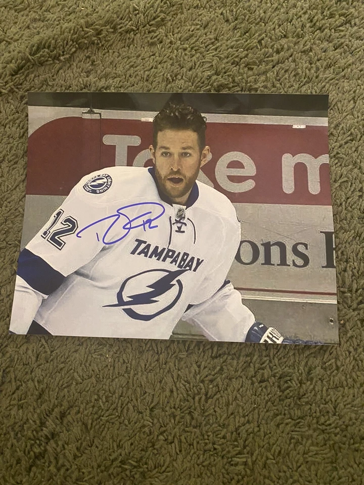 Фотография Райана Мэлоуна с автографом Tampa Bay Lightning - Изображение 1 из 1