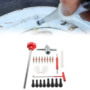 22pcs Quick Change Tire Valve Tool Kit Quick Change Tire Valve Core Tool - Picture 1 of 7