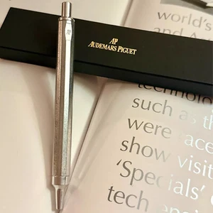 Audemars Piguet Royal Oak VIP Ad Gift Titanium Ballpoint Pen Silver - New in Box - Picture 1 of 9