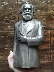 Silumin Bust from USSR 1978 Karl Marx 27 cm - Picture 1 of 16