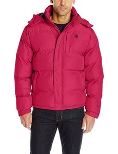 U.S. Polo Assn Mens Classic Bubble Jacket w/ Polar Fleece Lining and Mini Logo - Picture 1 of 4