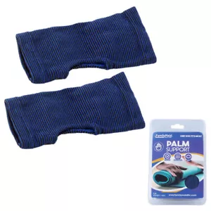 2 PC Palm Wrist Hand Brace Elastic Support Carpal Tunnel Tendinitis Pain Relief - Picture 1 of 1