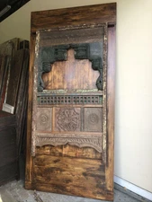 Antique Jharokha BARN DOOR,CUSTOM Doors Rustic Farmhouse Barndoor Architectural