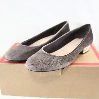 Zapatos de ballet ISAAC MIZRAHI para mujer sin cordones planos púrpura imitación terciopelo talla 9,5 M NUEVO Foto 1 de 4