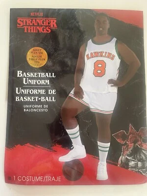 Uniforme de baloncesto Stranger Things Lucas adulto más XXL 48-52 disfraz de Halloween Foto 1 de 4