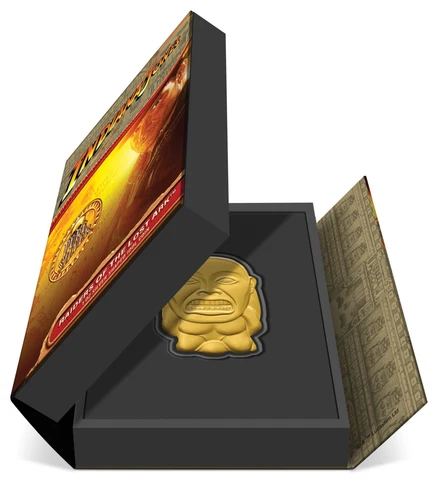 2023 Indiana Jones Raiders of the Lost Ark 1oz Silver Shaped Idol Coin Cover