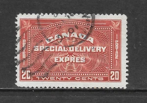 CANADA SCOTT E4 USED F/VF - 1930 20c HENNA BROWN SPECIAL DELIVERY ISSUE (B) - Bild 1 von 2