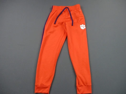 Clemson Tigers Joggers Mens Small Orange Purple Sweatpants Athletic Basketball Cover
