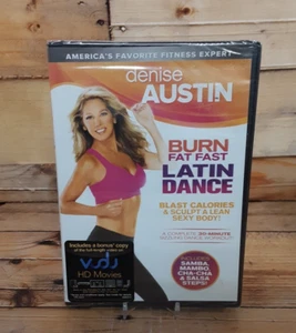 Burn Fat Fast Latin Dance DVD New / Sealed Denise Austin Exercise/Fitness - Picture 1 of 3