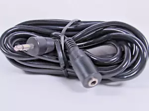 12FT 3.5MM MALE TO FEMALE MONO EXTENSION CABLE NEW FAST FREE SHIPPING - Picture 1 of 3