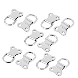 100pcs + Screws Heavy Duty Double Hole D Ring Picture Framing Hangers - C - Picture 1 of 4