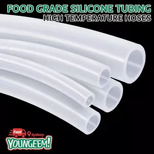 Silicone Tubing Food Grade High Temp Soft Hose Home Brewing Water Milk Pump Pipe - Picture 1 of 18