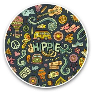 2 x Vinyl Aufkleber 20 cm - Hippie Festival Musik Surf #45341 - Bild 1 von 8