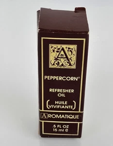 AROMATIQUE PEPPERCORN SCENT REFRESHER OIL FRAGRANCE BOTTLE .5 FL oz - Picture 1 of 4
