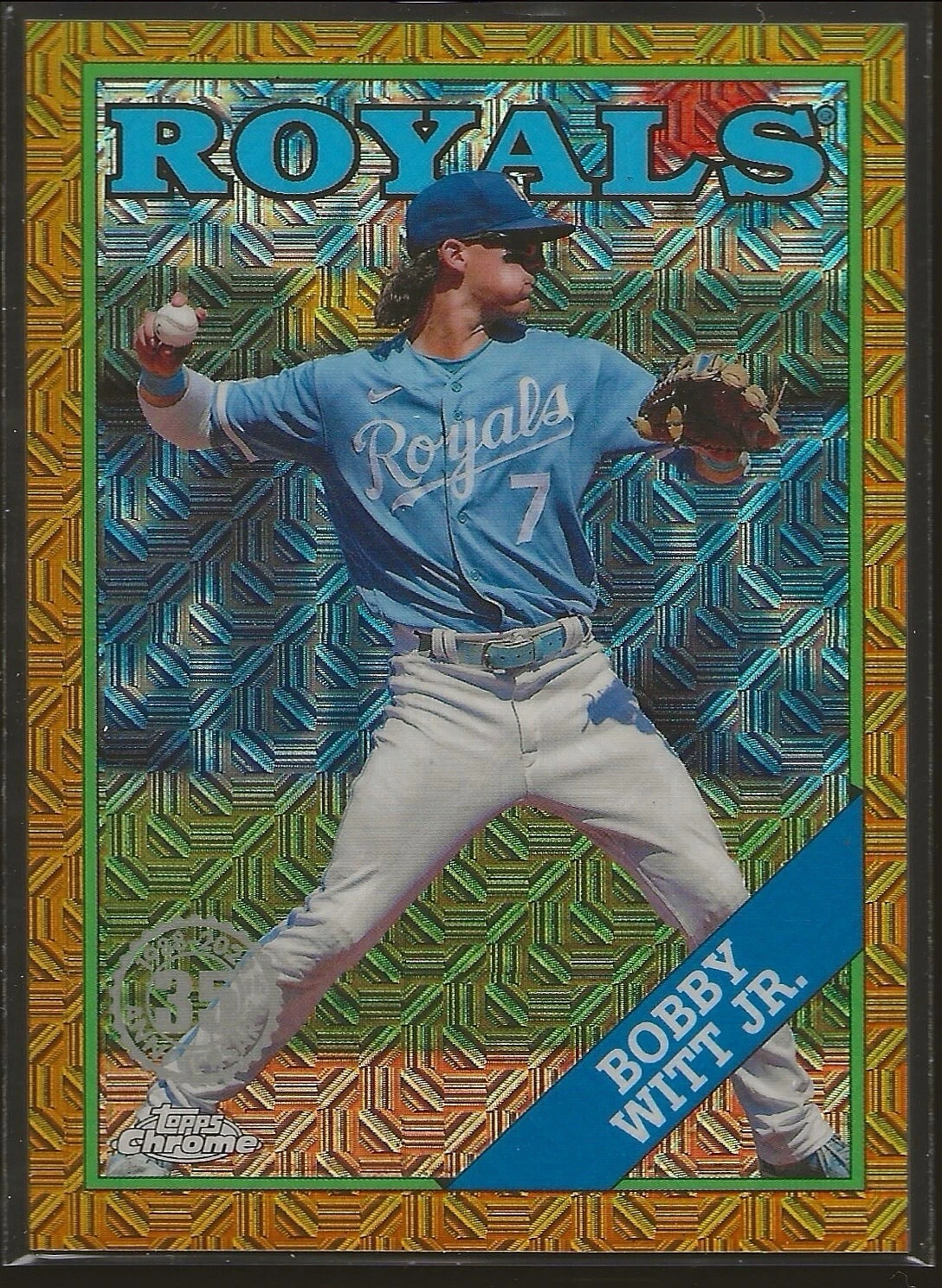 2023 Topps Silver Pack #T88C-44 Bobby Witt Jr. Gold /50