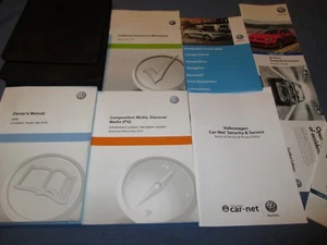 2016 VOLKSWAGEN VW JETTA OWNERS MANUAL SET W/ CASE NAVIGATION NEW - Bild 1 von 1