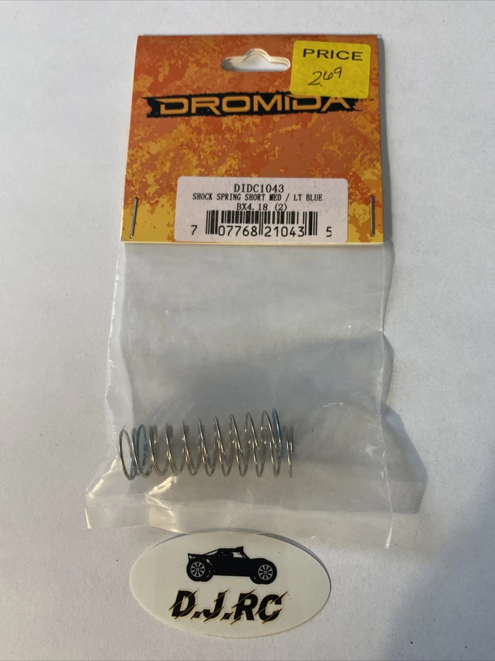 Dromida DIDC1043 Shock Spring Short Medium Light Blue BX4.18 (2) - Image 1 of 1