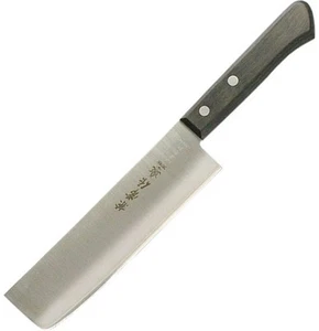 KANETSUNE Nakiri 165mm VG-2 Steel Core 410 Steel Black Plywood Handle KC-317 NEW - Picture 1 of 1