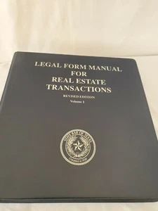 Legal Form Manual For Real Estate Transactions Revised Edition Vol 1 - Picture 1 of 10