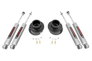 Rough Country 2.5" Leveling Kit w/ Shocks Leaf Spring for Ram 2500 3500 14-23 - Picture 1 of 7