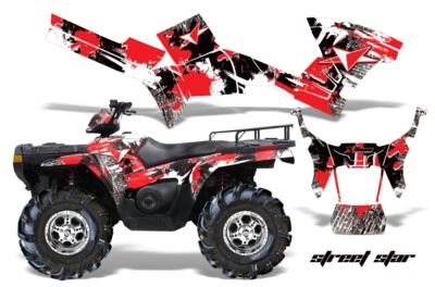 ATV Graphics Decal Sticker For Polaris Sportsman 500/700/800 05-10 Streetstar R - Image 1 of 2