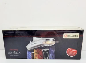 Lighted Battery Operated Revolving Tie Rack Holds 64 Individual Ties & Belts - Picture 1 of 6