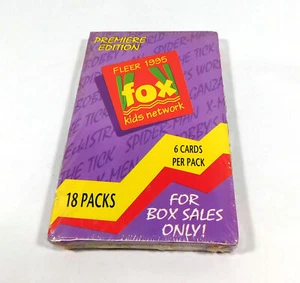 1996 Fleer Fox Kids Network Trading Card Box Sealed (18 Packs) - Picture 1 of 2