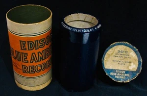 EDISON BLUE AMBEROL RECORD #3410✦Ofertorio (Mazmorra Op.12)~Weyert A. Moro, Flauta - Imagen 1 de 1