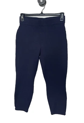 Леггинсы Spanx размер L миниатюрные темно-синие с застежкой живота идеальные брюки женские укороченные - Изображение 1 из 4