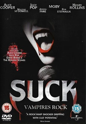 SUCK (DVD)  2009 : ALICE COOPER / IGGY POP / MOBY / MALCOLM McDOWELL ~~ - Image 1 of 4