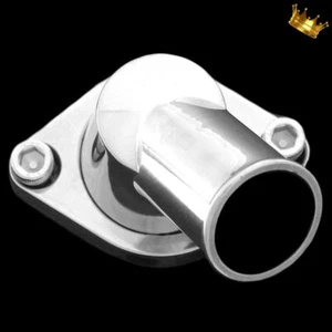 Polished Aluminum Chevy Swivel Water Neck fits 327 350 383 400 396 427 454 - Picture 1 of 1